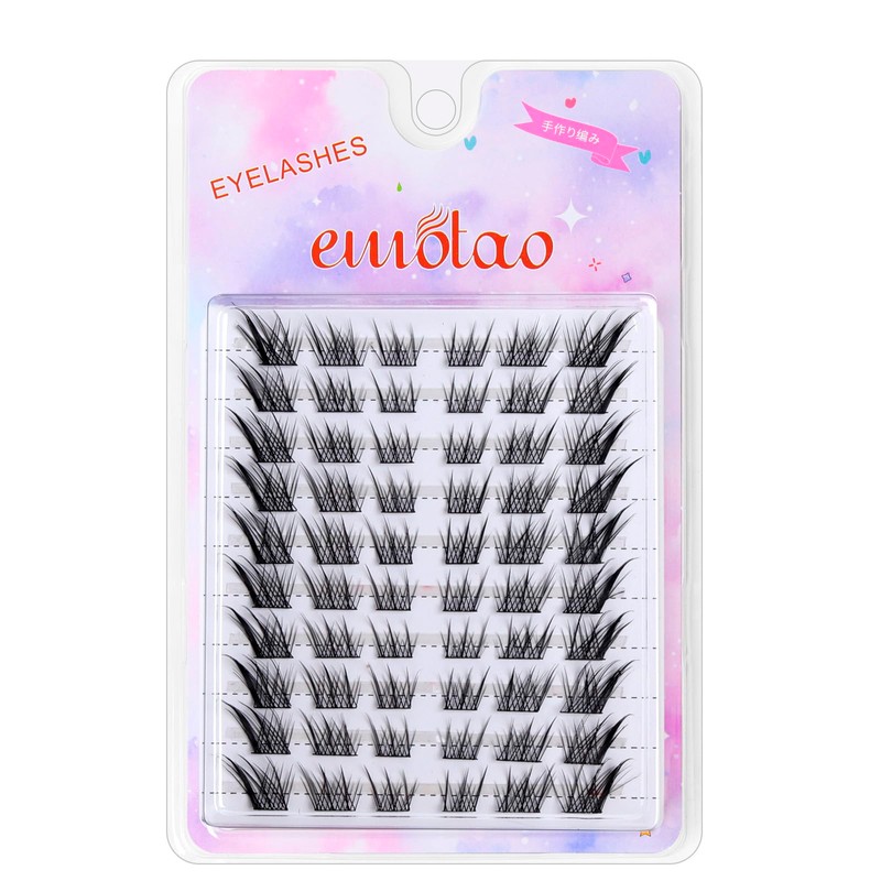 Partial False Eyelashes, Natural False Eyelashes, For Parts, Bunch, Large