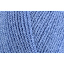 King Cole Pricewise DK Crochet Yarn, 100% Acrylic Double Knitting Wool for Sweaters, Jumpers, Toys - 100g Ball - 056 - Cornflower - Single (1 Ball)