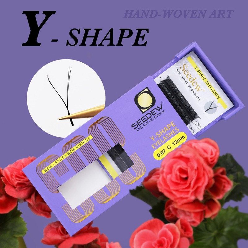 YY Lash Extensions 11mm D Curl 0.07mm Black