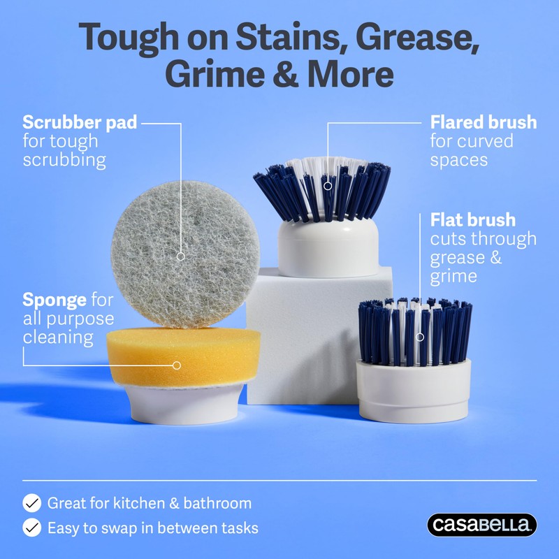 Casabella Power Spin Handheld Scrubber