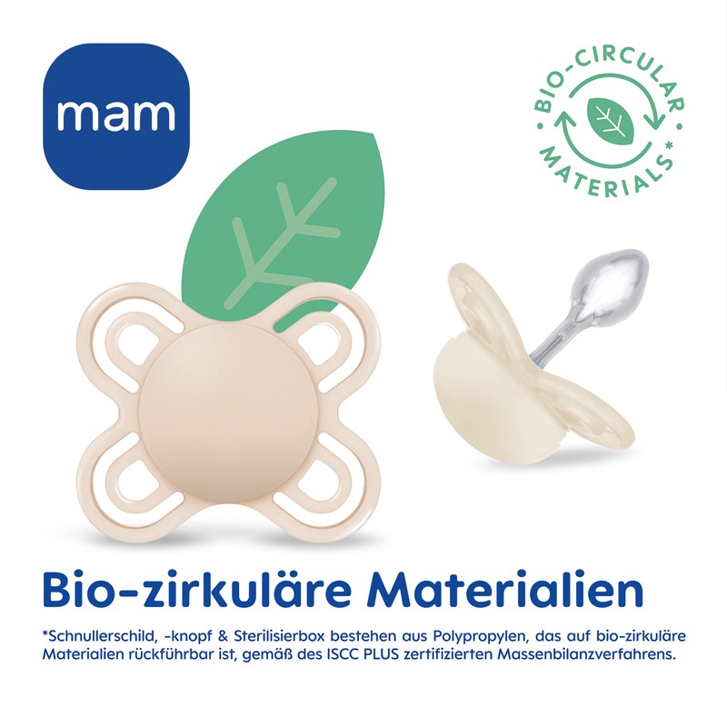 MAM Perfect Start Dummy, Set of 2, Specially for Newborns,
