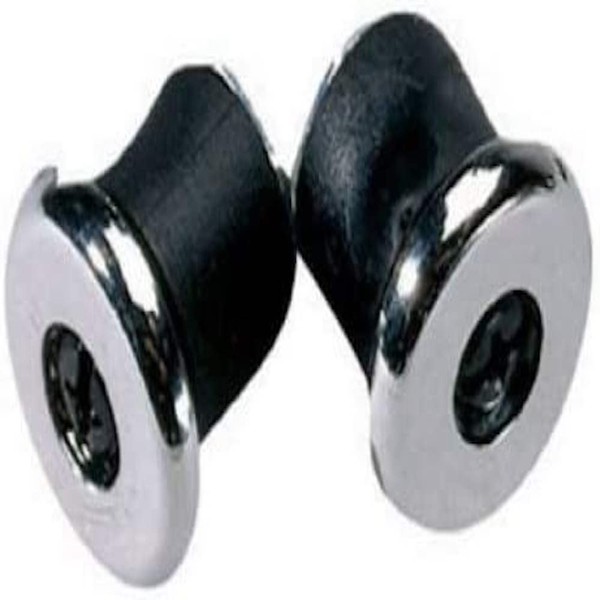 Raleigh - ATA316 - Bar End Plugs for Road Bicycles with Drop Handlebars in Black (Pair)