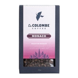 La Colombe Monaco Whole Bean Coffee, Full Bodied Medium Roast, Specialty Roasted, 12 Oz (Pack of 4)