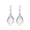 KEETEEN "Wishing Tree"925 Sterling Silver Teardrop Filigree Dangle Earrings for