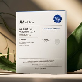 JM Solution Bio Multi Hia Waterful Mask 34g 4 Sheets / 제이엠솔루션 바이오 멀티 히아 워터풀 마스크 34g 4매