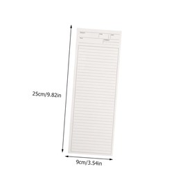 Operitacx Do List Notepad Calendar Notebook 3pcs Portable Writing Notepads for Efficient Time Management Long Notepads with Lined Gridded and for Students and Professionals