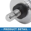 A ABSOPRO Motorcycle Mounting Screw Lock Nut for Harley-Davidson Silver