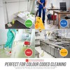 Colour Coded Mop and Broom Handle Replacement - 120cm Long