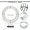 3 Pack Christmas Wire Wreath Ring 10 inch Metal Wire