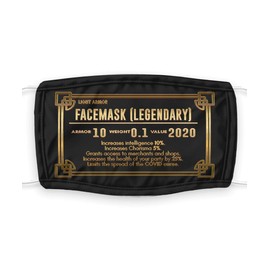 Sky-rim Cool Reusable Facemask - Steward Lydia Mjoll the Lioness Last Dragon For Son Father Uncle