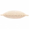 furn. Les Fleurs Embroidered Ruffle Cushion Cover - Daises -