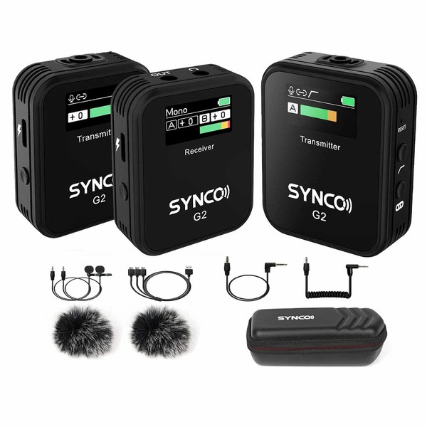 SYNCO G2(A2) 2.4G Wireless Microphone System with 1 Receiver +