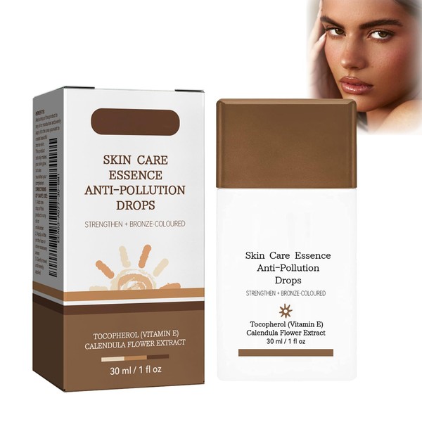 Bronzing Drops, Flüssige Bronzer Drops, Braun Glow Drops für Makellose