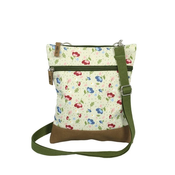 Beauty Thinxx Cross Bag Floral, Beige multi-coloured.