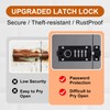 MEINUOKA Slide Bolt Latch for Gate, 4.8" Combination Sliding Lock