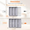Lifewit Utensil Drawer Organizer, Expendable Cooking Silverware Tray for Kitchen