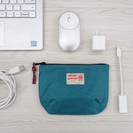 Rough Enough Travel Pouch Cable Organizer Bag Small Makeup Bag for Purse with Zipper in Nylon