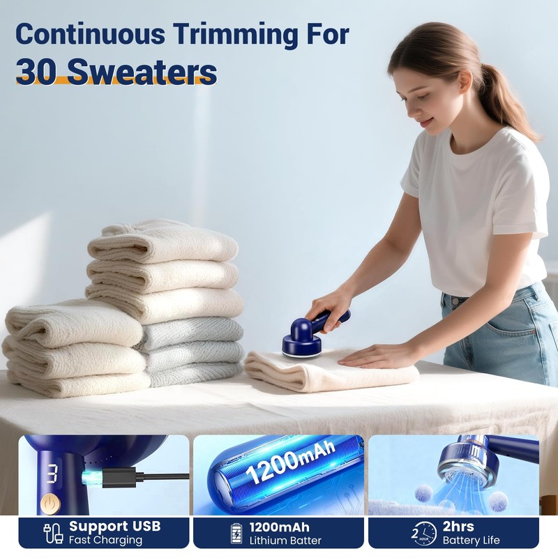 DBC Lint Remover Fabric Shaver Bobble Remover for Clothes Sweater