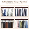 Belt Hanger for Closet, Sturdy Wood Belt Rack Closet Accessories