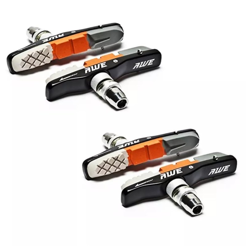 AWE® Triple Contour Alloy V Brake Pads x 2 pairs
