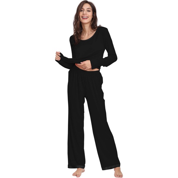 GYS Viscose from Bamboo Women's Pajama Sets Super Soft Long