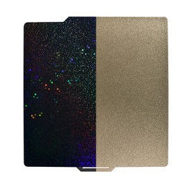 PEY PEI Building Plate for Bambu Lab X1/P1P/P1S/A1 3D Printer, Smooth Colourful Stars PEY+ Textured PEI Building Plate PEI Sheet, Spring Steel Flexible Platform, 257 x 257 mm Bambu Labs Heated Bed