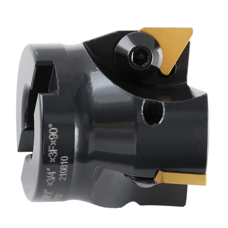 Accusize Industrial Tools 2 inch Indexable Face Milling Cutter 90