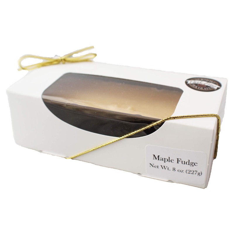 Vermont Nut Free Chocolates Fudge (Maple) 8 Ounces, Nut-Free, Egg-Free,