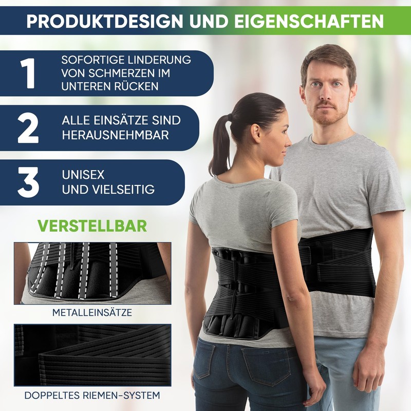 Back Support Belt & Back Brace for Men and Women