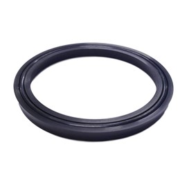 3 3/8" X 3 3/4" X 3/16" Piston/Rod Loaded U-Cup Seal, Square Straight Lip 95 Duro TPU Shell W/ 70 Duro O-Ring