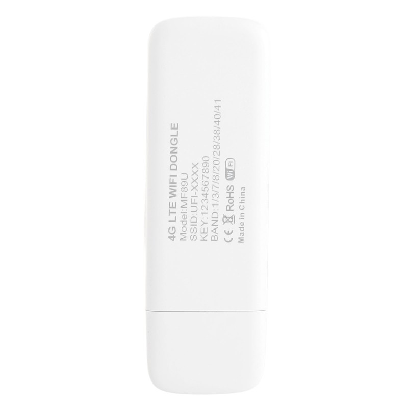 Pocket 4G WIFI White Plug and Play ABS 4G LTE