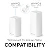 Screwless Wall Mount for Linksys Velop Home WiFi Mesh Holder,