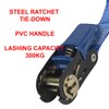 Master Lock 4365EURDAT Ratchet Strap, Blue, 5m x 25mm strap
