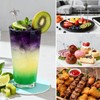 Cocktail Picks Stick, 8pcs Cocktail Toothpicks Stainless Steel Martini Olive