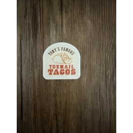 Zuru MEGA GROSS MINIS Series 2 TOENAIL TACOS STICKER