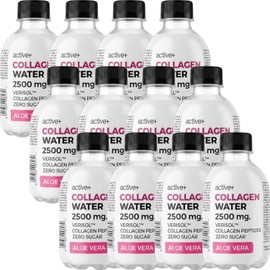 Active+ Collagen Water Aloe Vera 2500mg VERISOL™ Peptides 12x240ml