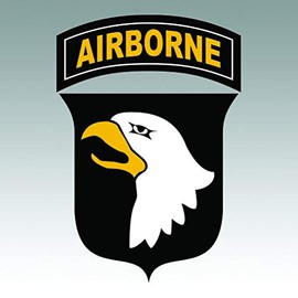 RDW 101st Airborne Division - Color Sticker - Decal - Die Cut - Size: 6.90" x 10.00"