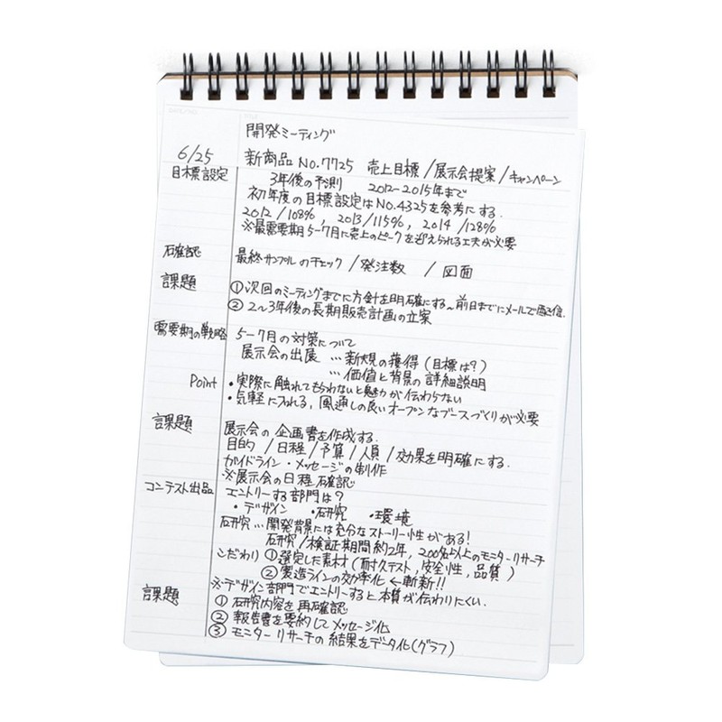 Maruman note Nimoshine 7mm ruled B6 N196A 5-volume set