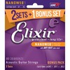 Elixir Strings 16538 80/20 Bronze Acoustic Guitar Strings with Nanoweb
