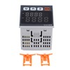 PID Temperature Controller 72x72mm Digital Display Intelligent Thermostat AC 100‑240V