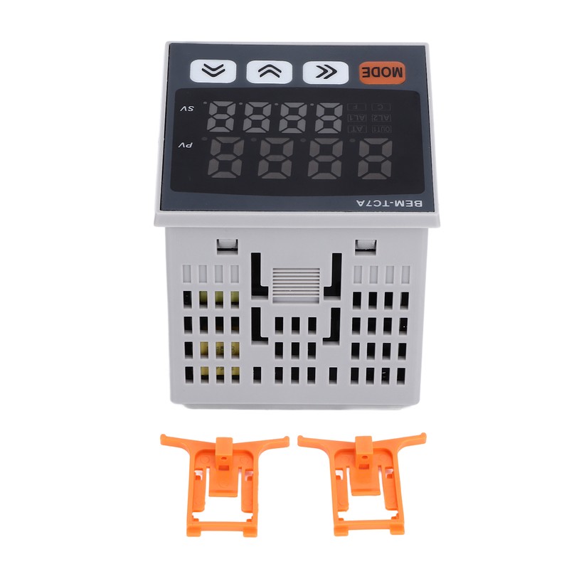 PID Temperature Controller 72x72mm Digital Display Intelligent Thermostat AC 100‑240V