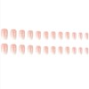 Pack of 24 Square Nails for Gluing Medium, Gradient Pink