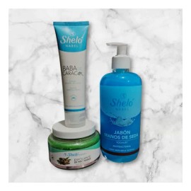 Kit Exfoliante De Pies Y Manos Shelo Nabel 3 Pzas. Rutina