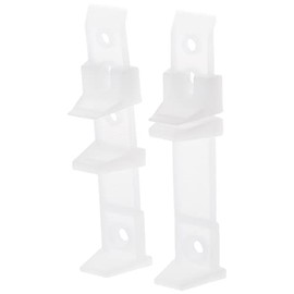 Prime-Line N 6564 Self-Adjusting By-Pass Door Bottom Guide (2 Pack)