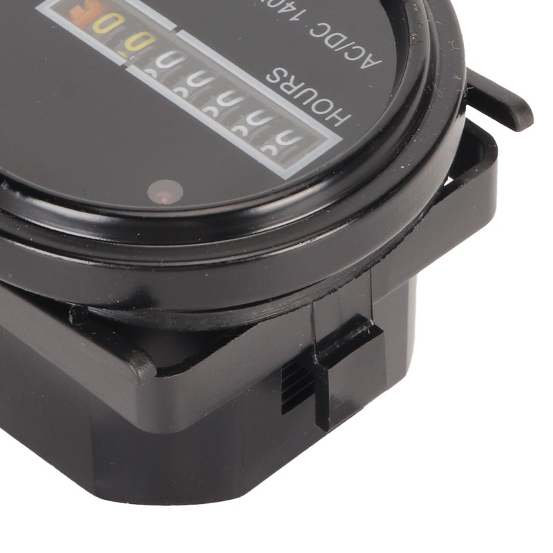 Round Hour Meter Professional High Accuracy 140‑ AC DC Mechanical