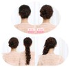 YJINCO YJWO001-dbrn Shichi-Go-San Hair Ornaments Wig, Curly Rope Wig, Bun