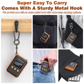 Electric Mini Bike Pump 130 PSI, Portable Bike Tire Pump with Gauge, Rechargeable Tiny Bicycle Inflator, Auto-shutoff Bike Tire Inflator for Mountain/City/Road Bike with Presta & Schrader Valve