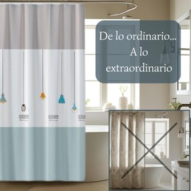 Shower Curtains Anti Mould Waterproof Shower Curtain Anti Mould and Washable Bath Curtains for Bathtub Shower Curtain 200x180cm