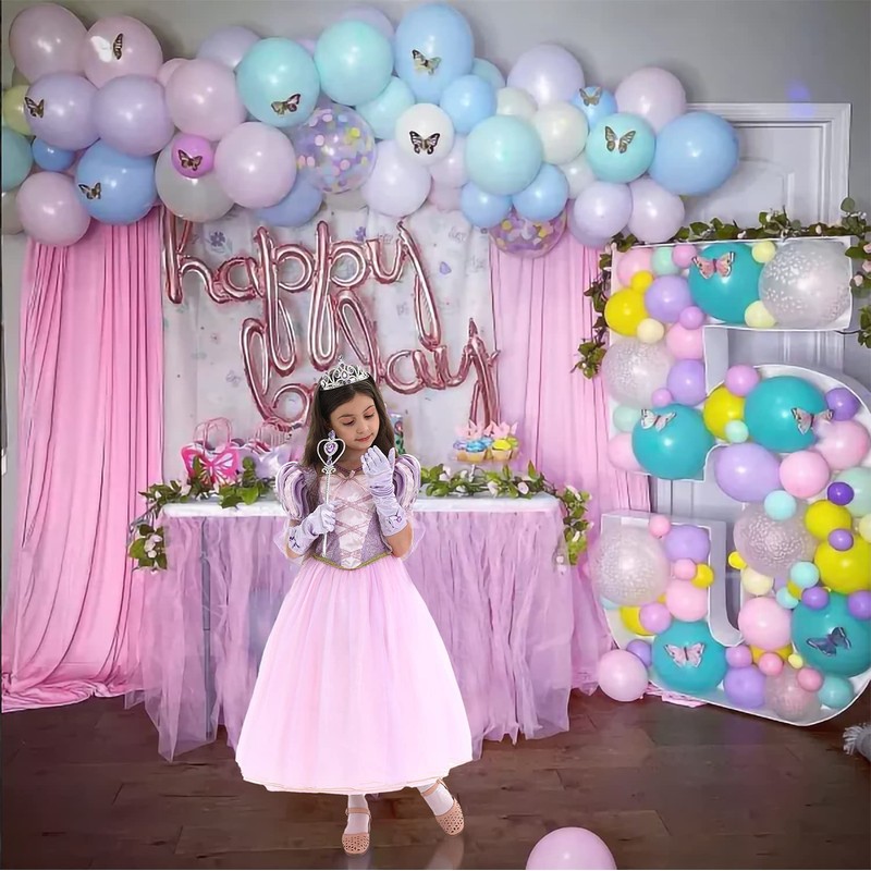 Lingway Toys Disfraz de princesa de lujo para niñas, vestido