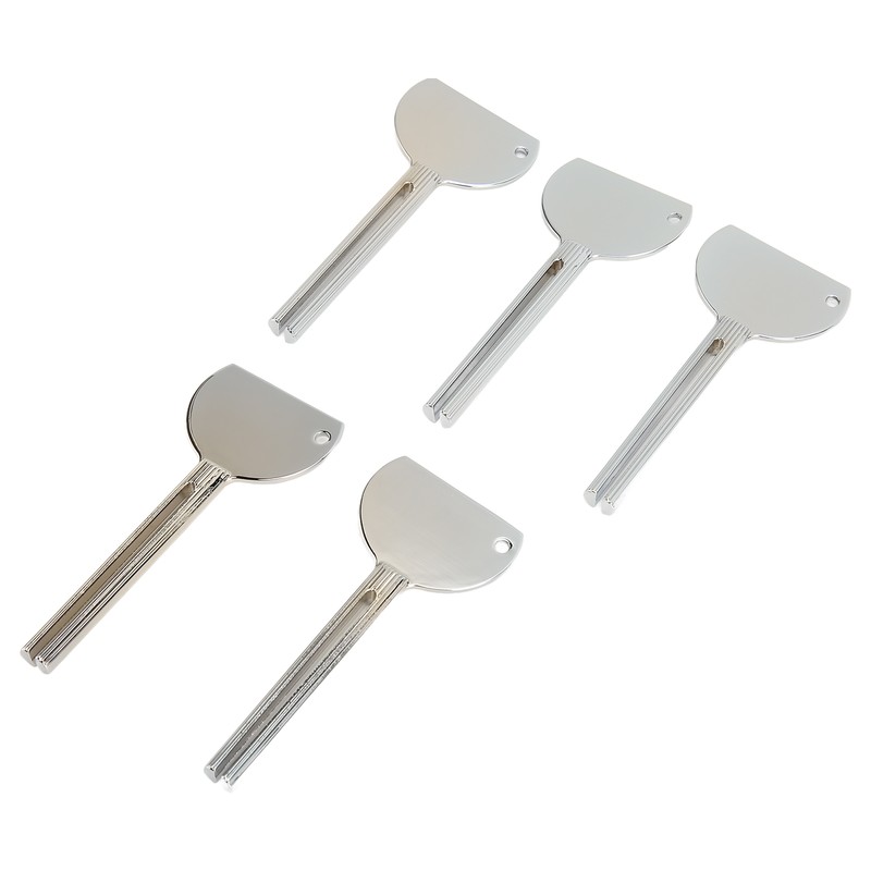 5pcs Tube Toothpaste Squeezer Roller Stainless Steel Manual Labor Saving